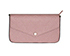 Felice, 750&euro;, Bolso, Rosa, Animal - Piel, Vista frontal
